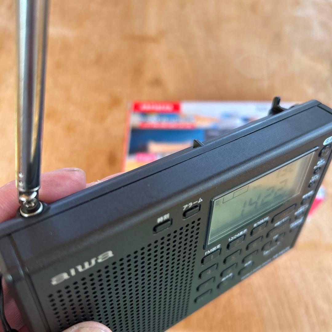 中古美品aiwa ワールドバンドラジオ AR-MD20 BCL ポータブルラジオ
