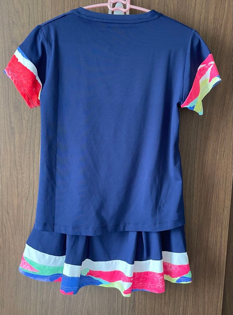 Admiral テニス ネイビー ティシャツ&スカート 上下セット