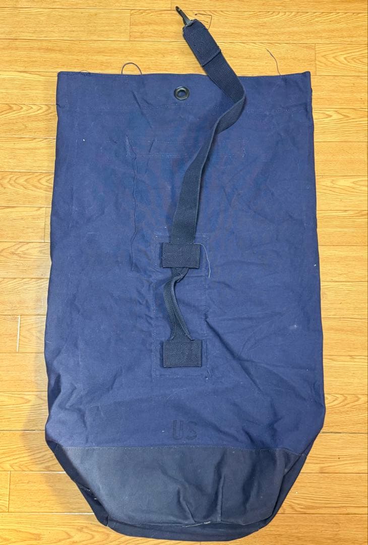米軍 実物 ダッフルバッグ ブルー USAF 50s 米軍実物 ナイロン 2ショルダー ダッフルバッグ [Deadstock] | hab