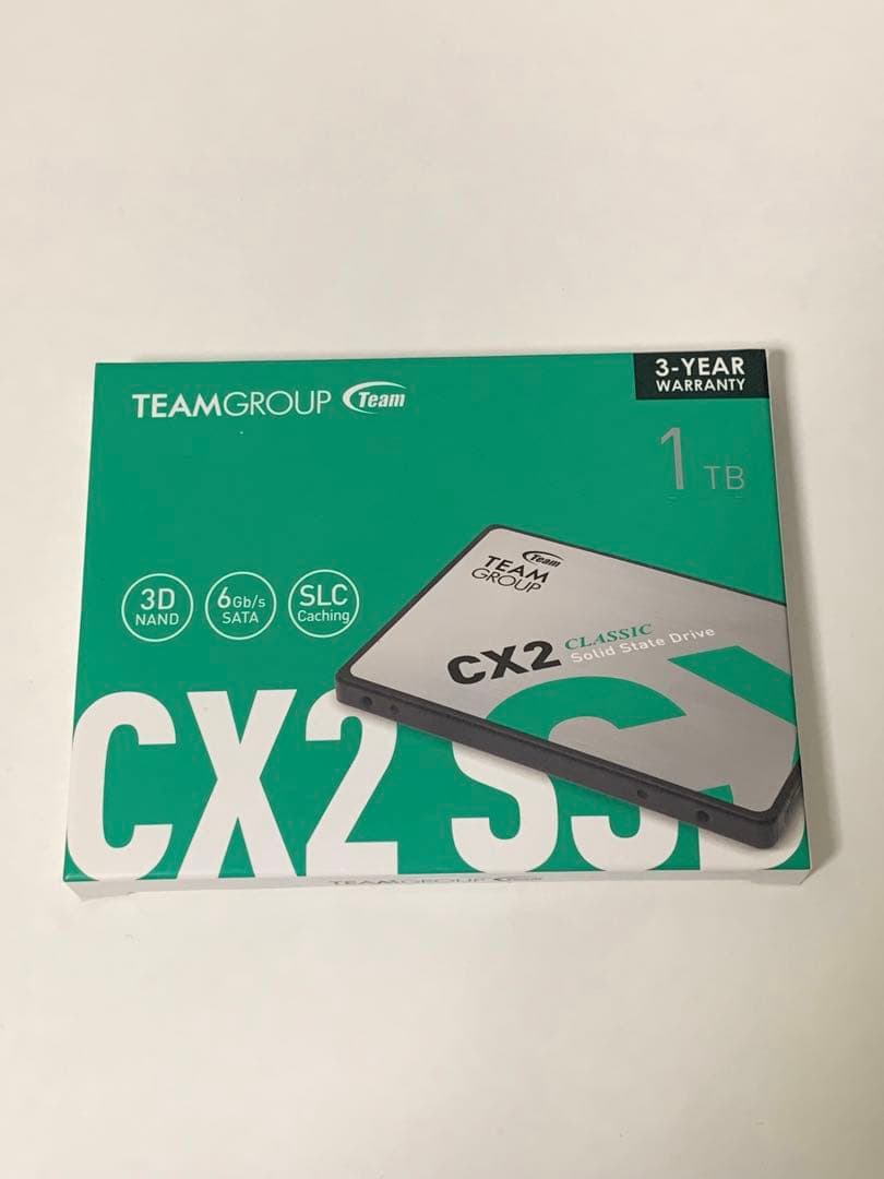 新品 TEAM CX2 1TB SATA SSD Amazon | TEAMGROUP (旧称 Team) 内蔵 SSD 1TB SATA3 2.5インチ 7mm厚