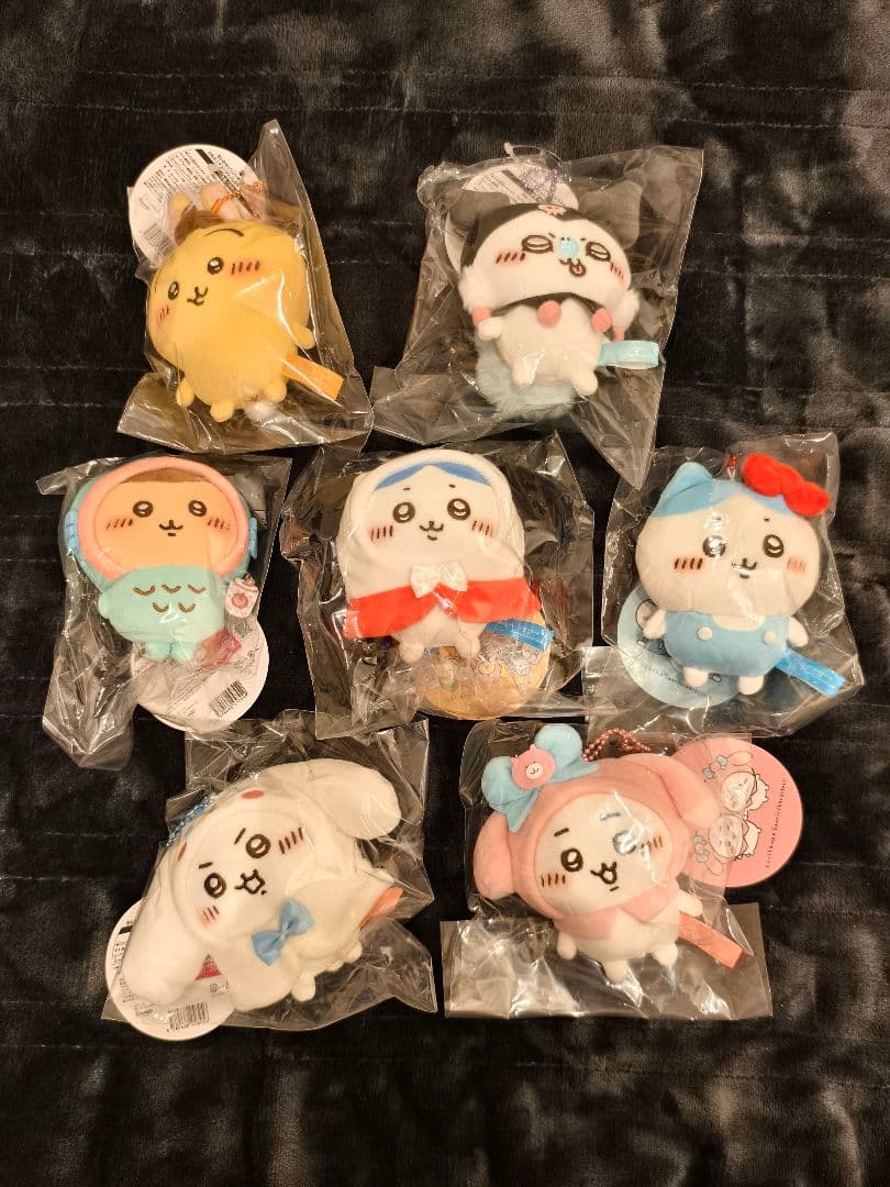 ちいかわ サンリオキャラクターズ ぷちミニマスコット 7種コンプリートセット ちいかわ✕サンリオキャラクターズ ぷちミニマスコット 7種