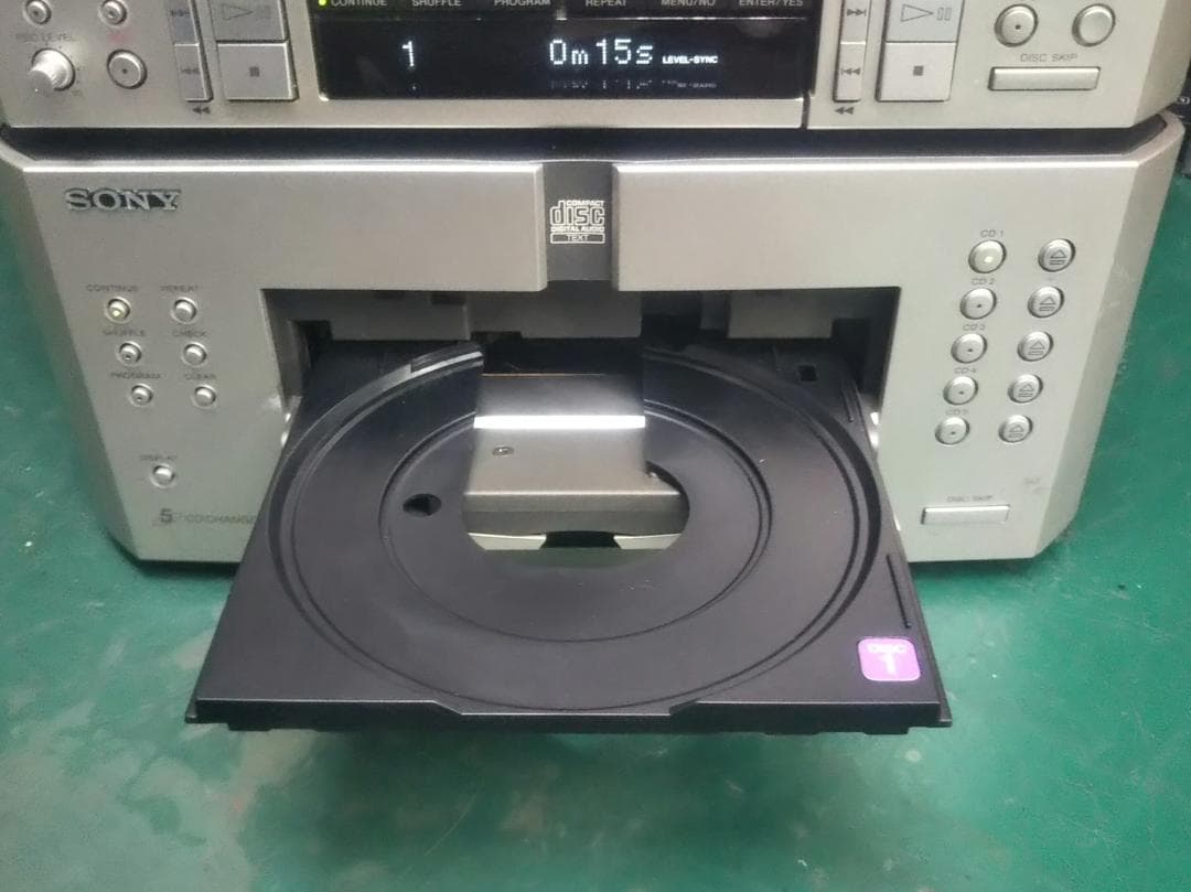 SONY CDP-MS919 整備済　5連CD機器単体　DHC-MS919の単品