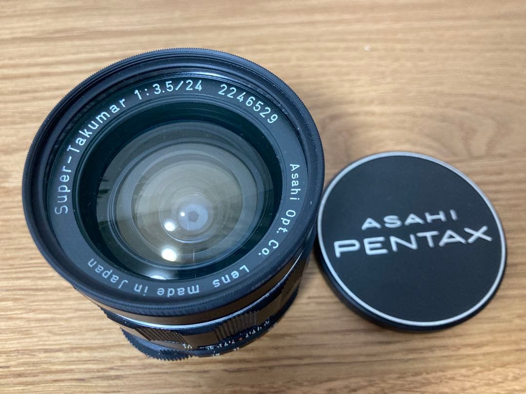 24mmPENTAX Super-TakumarF3.5M42 スーパータクマー Pentax Super Multi-Coated Takumar 24mm f3.5 Lens m42 with Hood