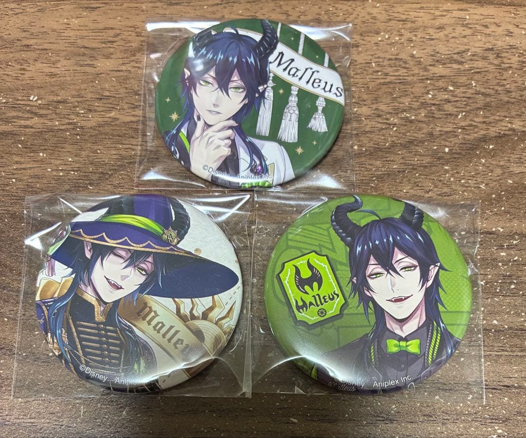 こ*送様 ツイステ　バースデー　缶バッジ　マレウス　おめかし　ユニオン　ブルーム ディズニー ツイステッドワンダーランド 』缶バッジコレクション