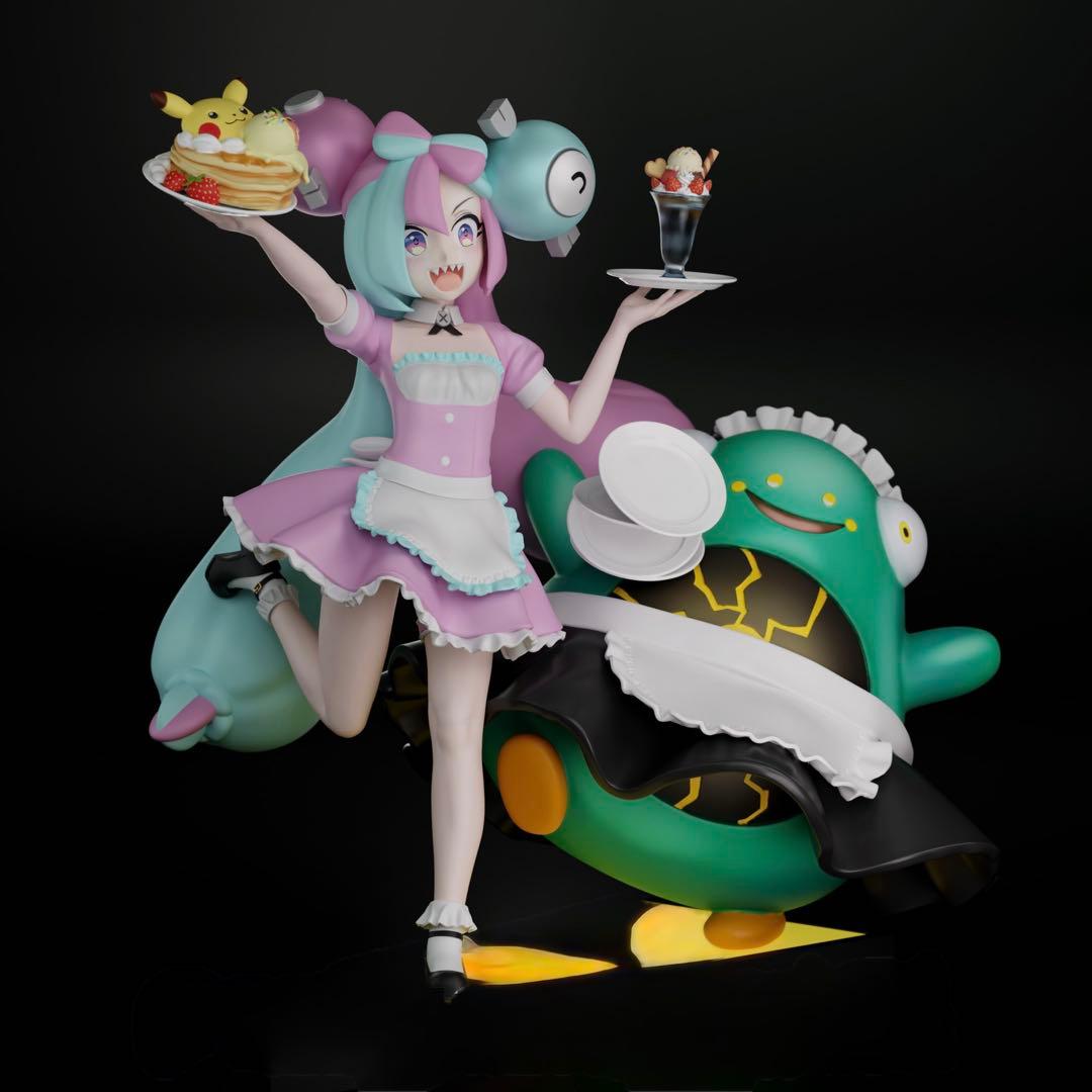 ナンジャモ　ポケモン　ハラバリー　ガレージキット　未塗装未組立　1/7 美少女 ポケモン】夢カワイイ『ナンジャモ＆ハラバリー』のフィギュア発売決定
