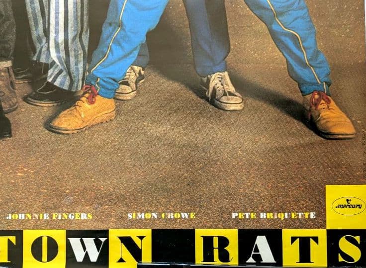 ブームタウン ラッツ 1979年 哀愁のマンデイ 貴重 プロモポスター 中古
