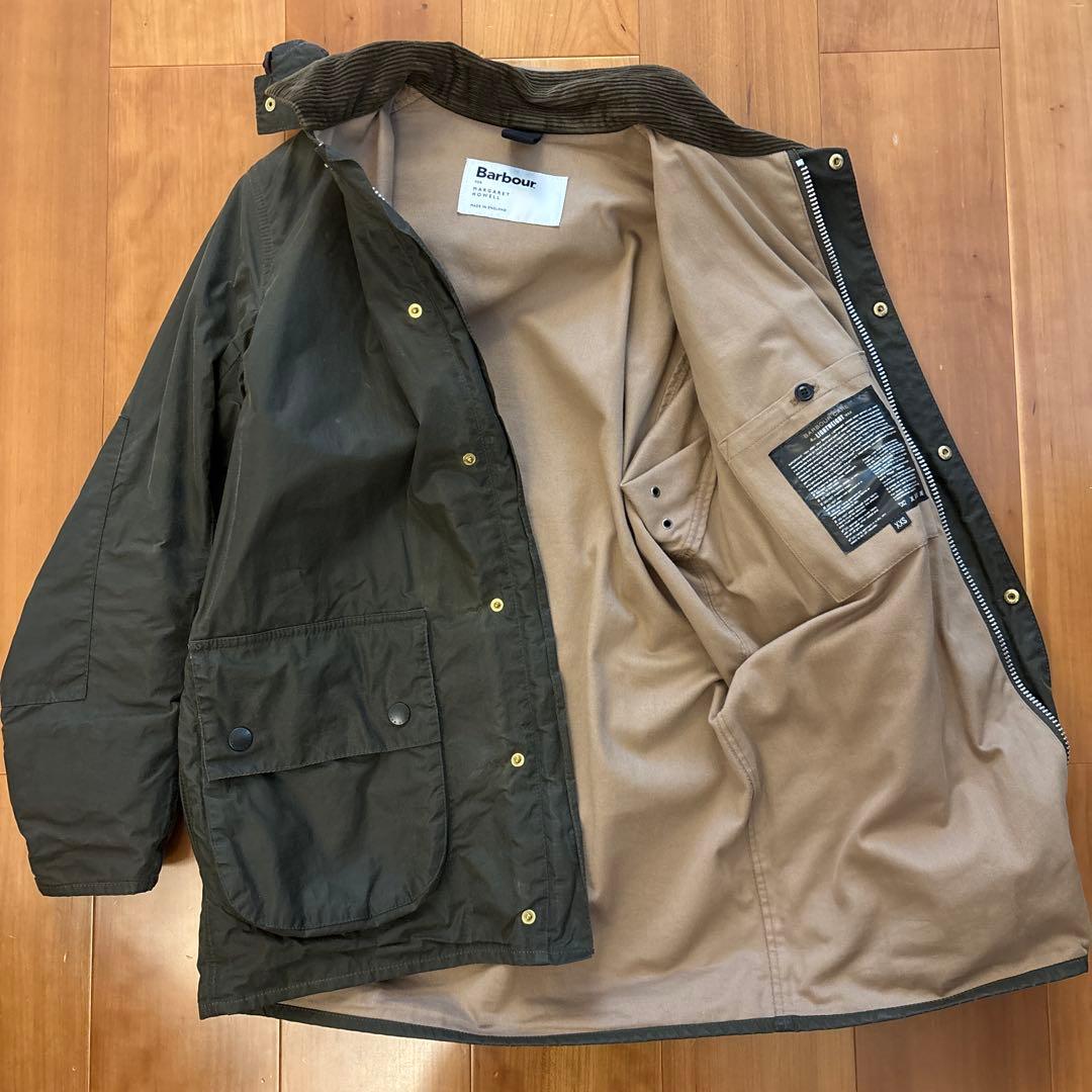Barbour Margaret Howell 軽量ワックスジャケット XXS サイズXXS イングランド製 Barbour × MARGARET HOWELL A7 WAX オイルド