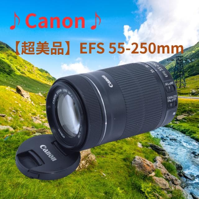 【極美品】EF-S 55-250mm 1:4-5.6 IS STM Amazon.com : Canon EF-S 55-250mm f/4-5.6 is Image Stabilizer