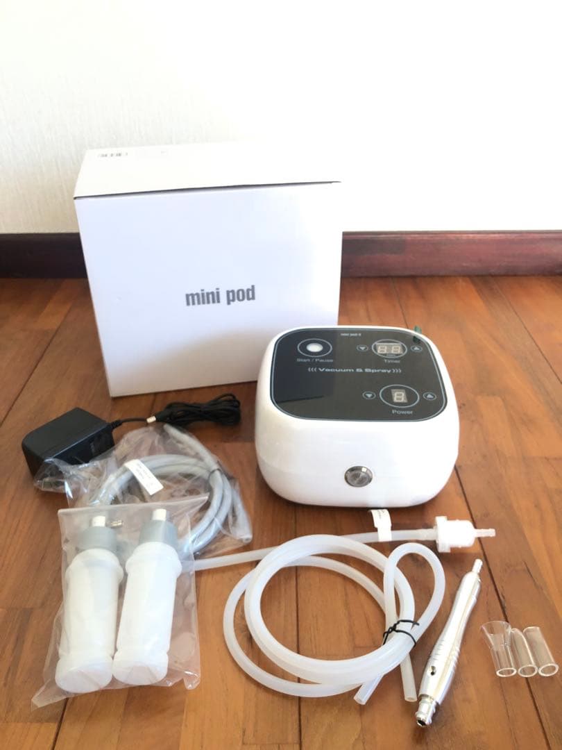 ビューティガレージ 業務用毛穴吸引＆スプレー美顔器 mini pod-V