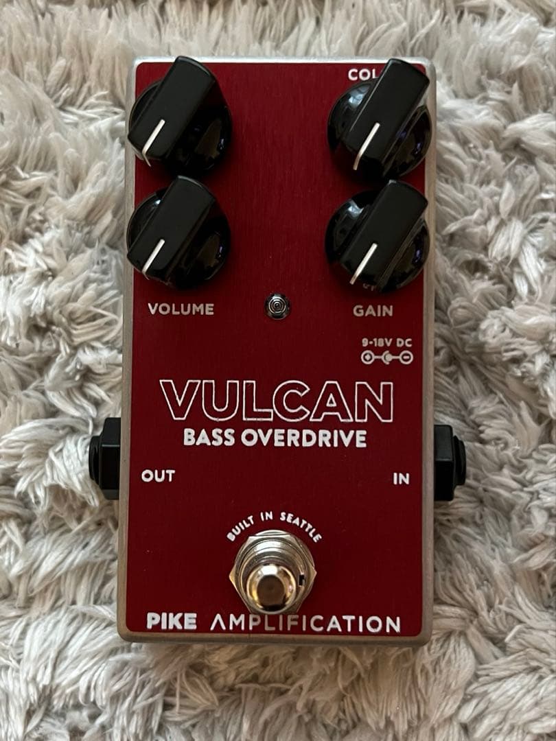 PIKE AMPLIFICATION / VULCAN ベースエフェクター ベース用オーバードライブ/プリアンプ】Darkglassに新たなアイデアを