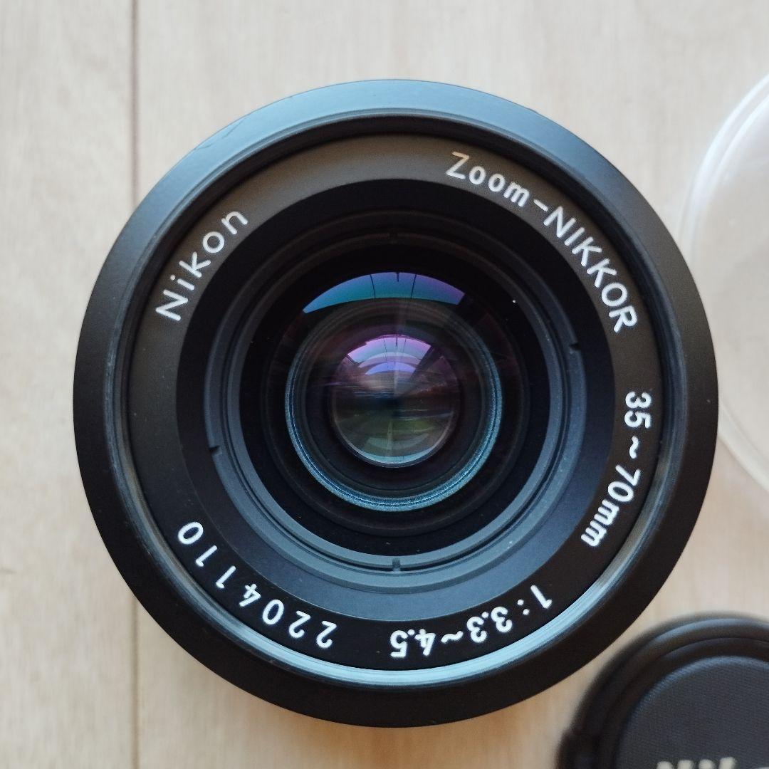 ニコン　Ai-S　ズームニッコール　35-70mm　フロントキャップ、ケース付き