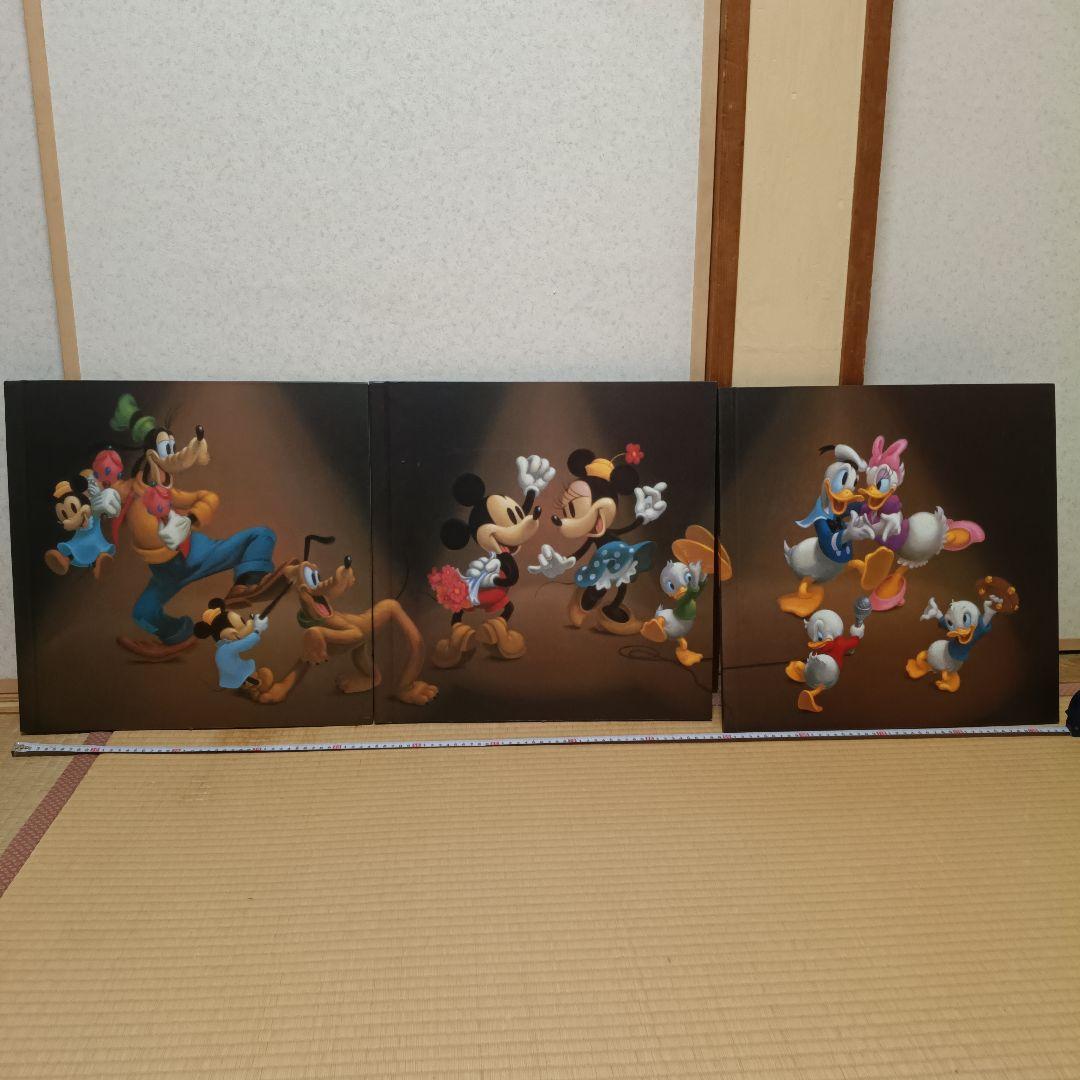 ミッキーマウス アートアルバム3点セット 43 ミッキーマウス＆ミニーマウス/kiss! kiss! kiss! (☆ クリスタル