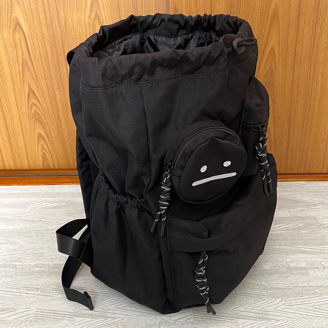 グラニフ ビューティフルシャドー バックパック ストリングバッグMの