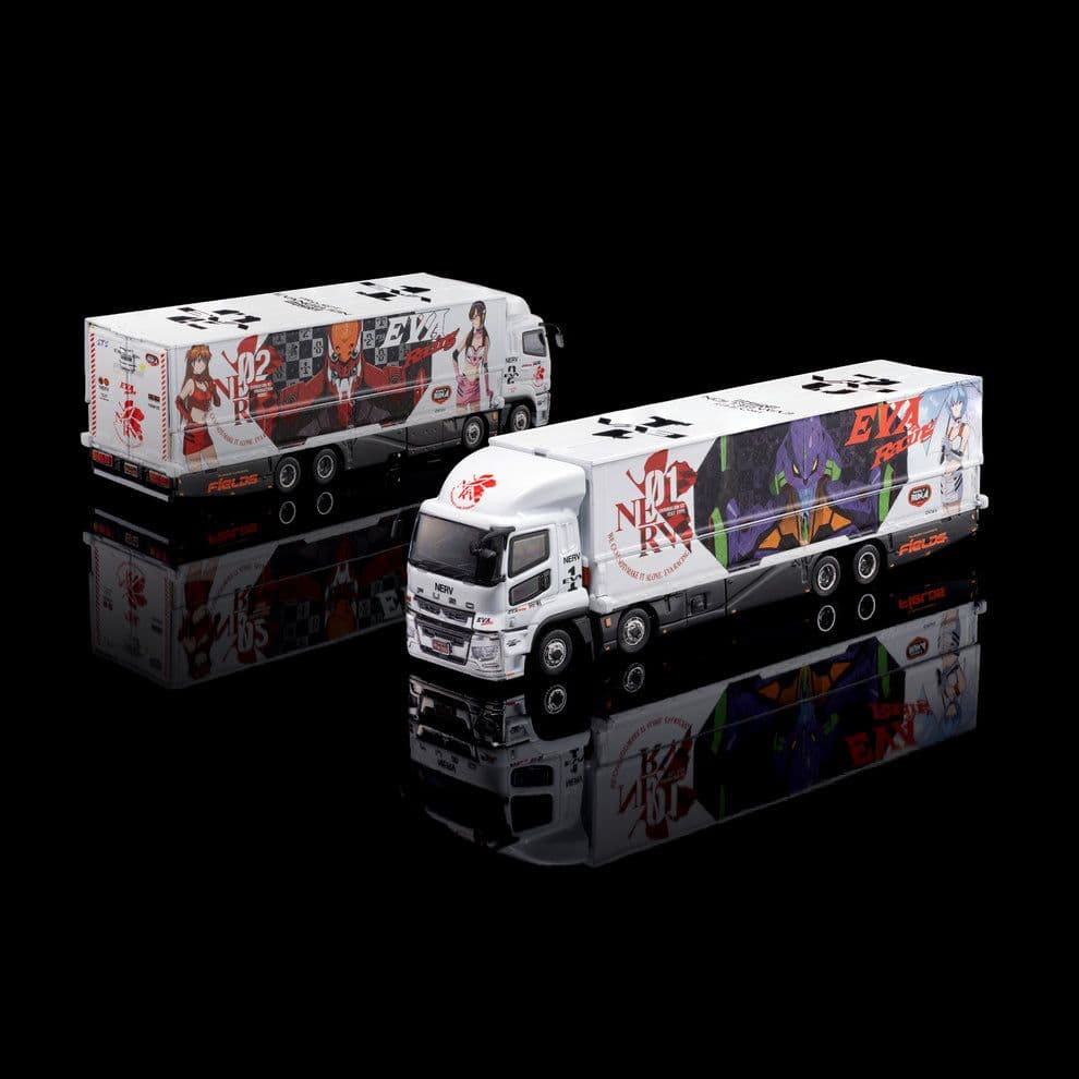 サポルト　EVA Racing TRUCK 先行予約】＜TARMAC WORKS＞1/64 EVARacing Mitsubishi Fuso Super