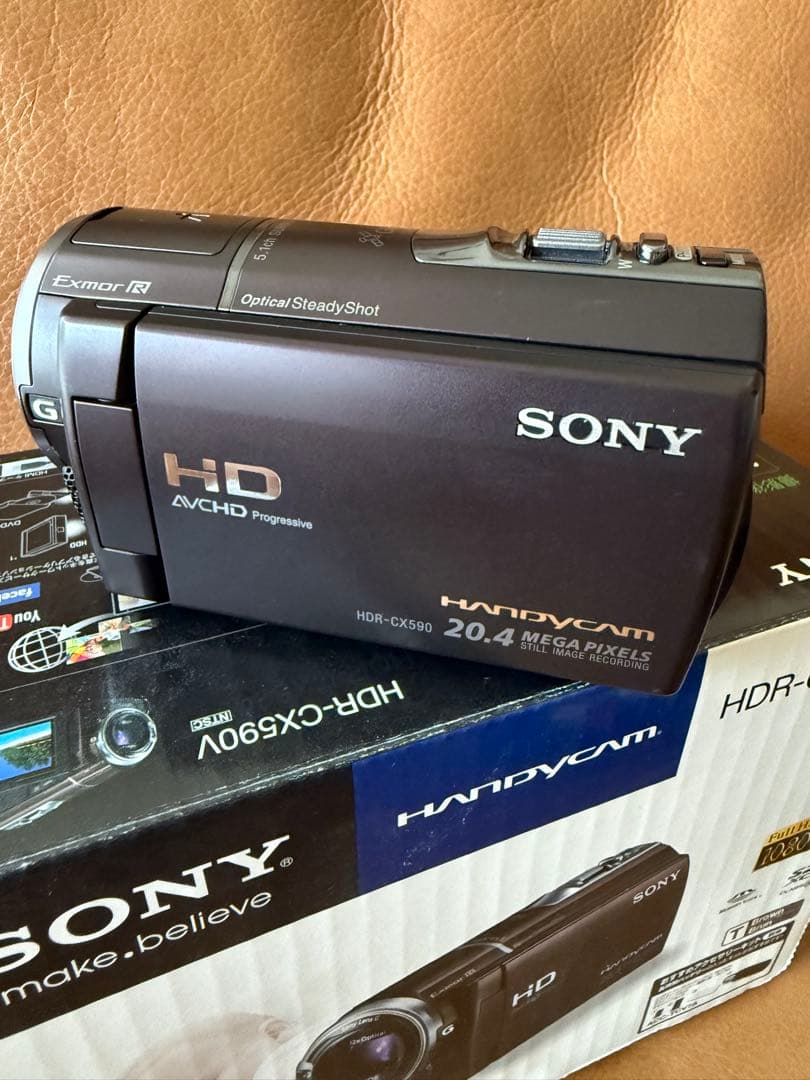 SONY デジタルビデオカメラHDR-CX590V Amazon | SONY HDビデオカメラ Handycam HDR-CX590V シャンパン