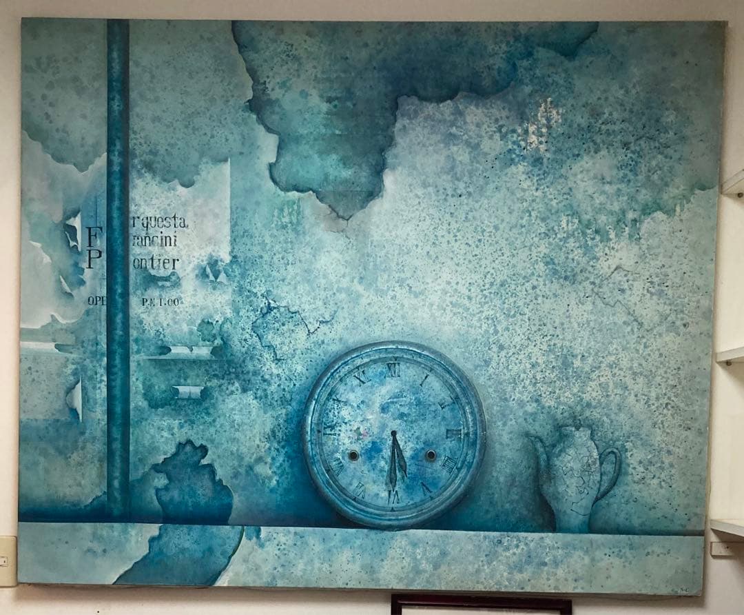 油絵　F100 F100号 森林の絵 #油絵 #油彩 #絵画 #絵 #アート #アーティスト