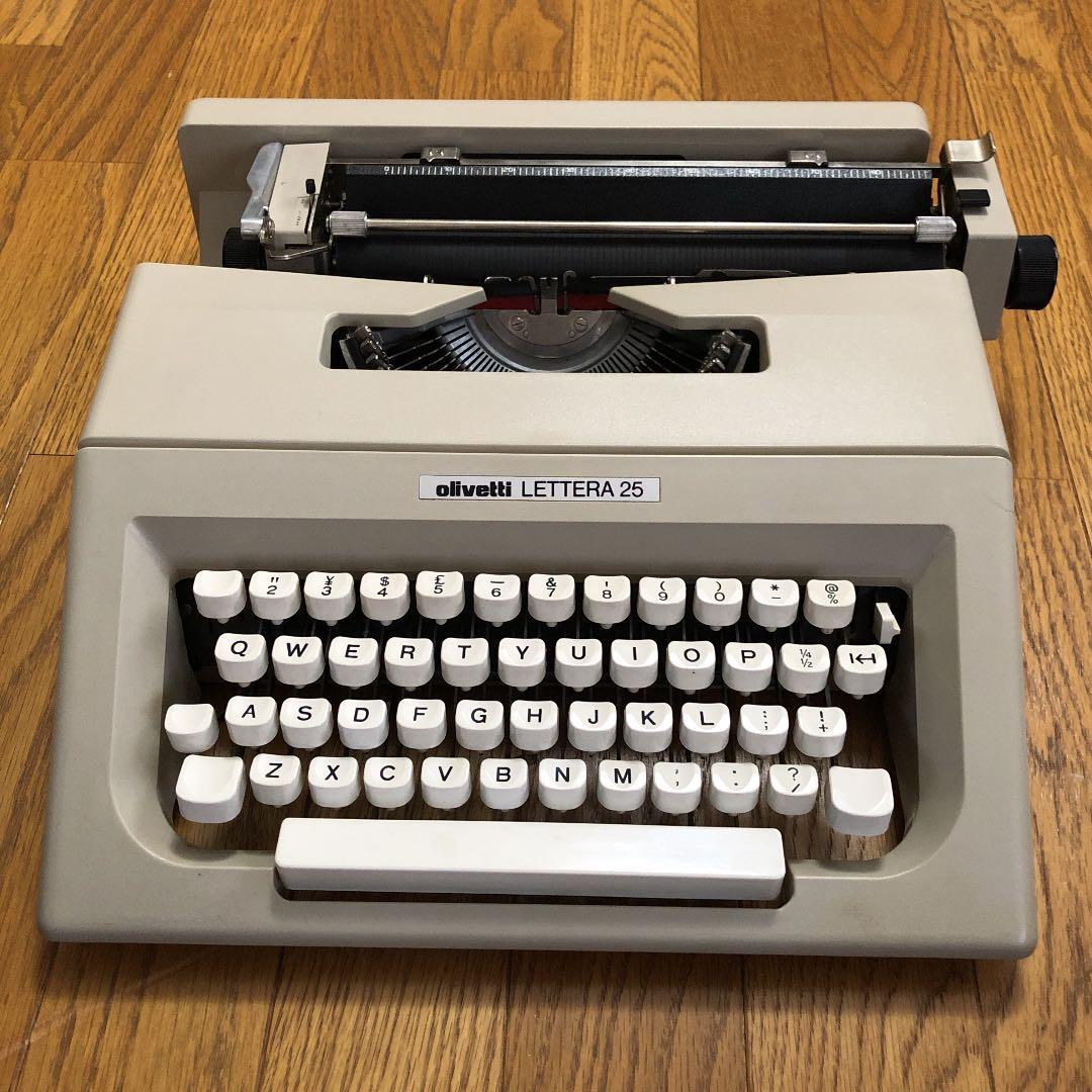 olivetti LETTERA25 タイプライター olivetti Lettera25 中古タイプライター｜タイプライター専門店の尾河商会