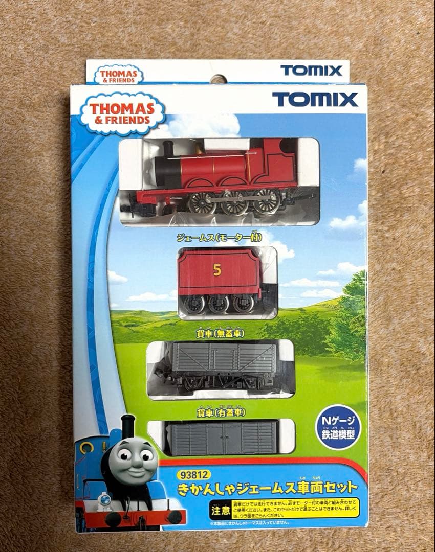 Nゲージ　TOMIX 　93812きかんしゃジェームス車両セット TOMIX (トミックス) Nゲージ きかんしゃジェームス車両セット