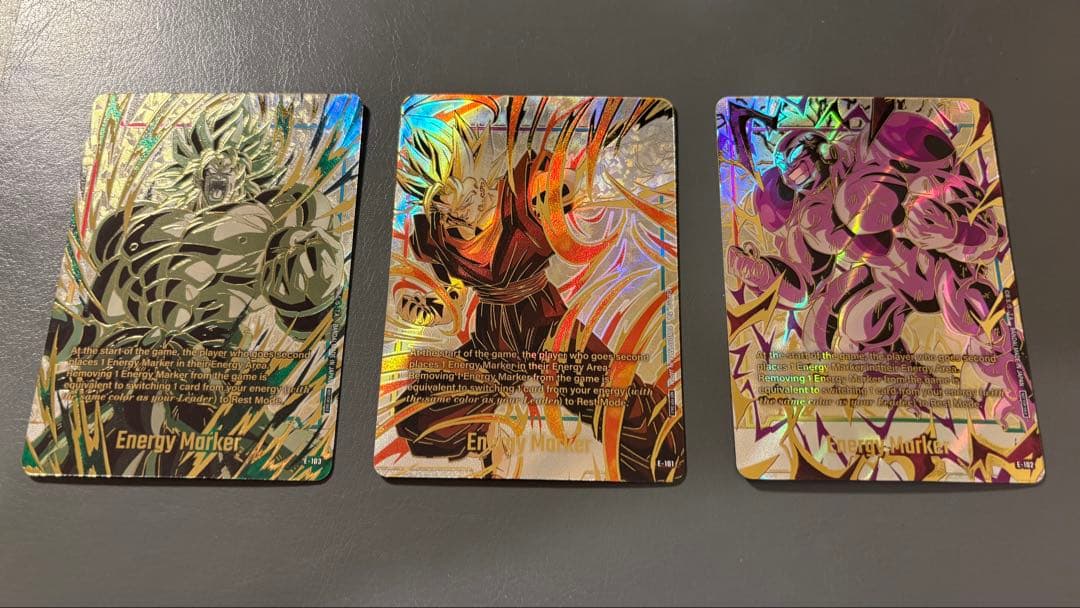 エナジーマーカー　ベジット　フリーザ　ブロリー　チャンピオンシップ エナジーマーカー ベジット フリーザ ブロリー 未開封 チャンピオン
