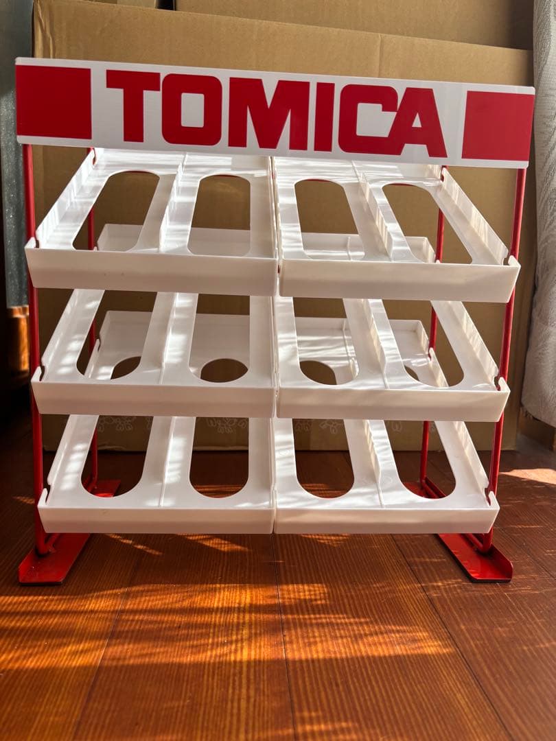 【非売品】トミカ 店頭ディスプレイラック展示３段TOMICA ミニカーラック tower ディスプレイラック コレクションラック 棚 トミカ プラレール