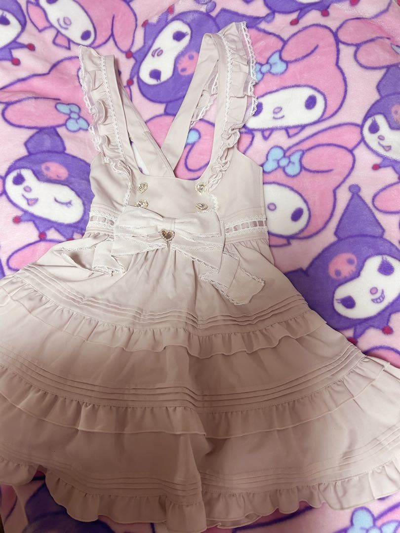 LIZLISA フロントリボン Uあきジャンスカ ピンク ラッフルリボンジャンスカ ｜ LIZ LISA（リズリサ）公式通販 ｜ Tokyo