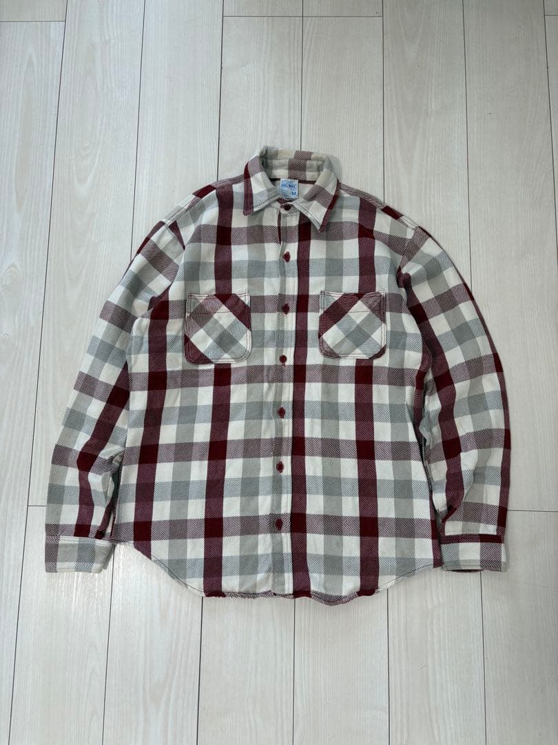 R*1様 70s BIG MAC ヘビーネルシャツ　チェック Flamingo Online | _ 70s BIGMAC ヘビーネルシャツ ✈️If you use