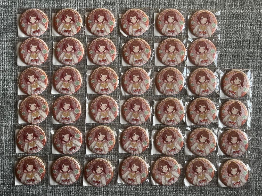 DMMスクラッチ 学園アイドルマスター 学マス E賞 缶バッジ 花海佑芽 学園アイドルマスター おっきめ缶バッジ Devil&Angel ver. / 花海佑芽