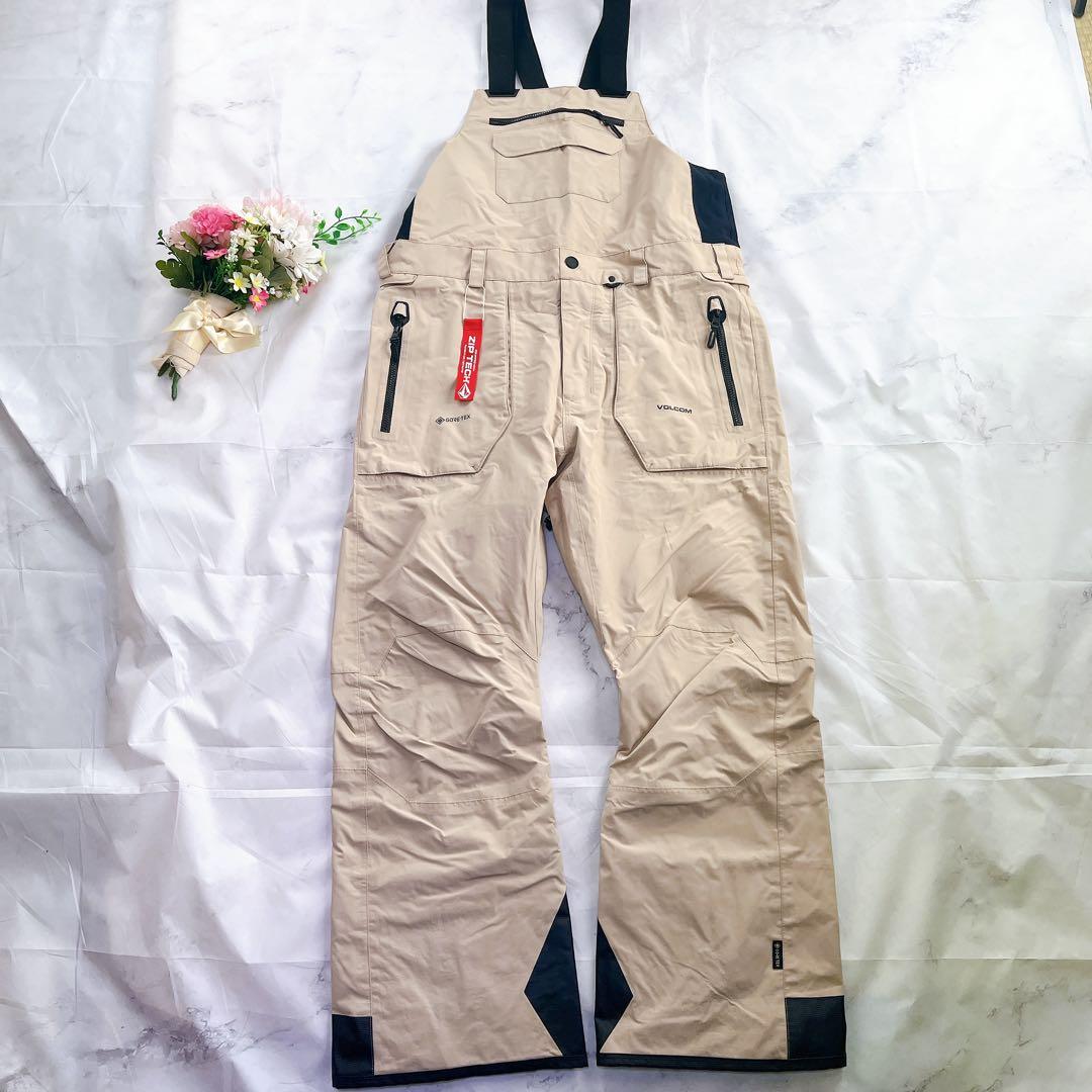 美品✨ ボルコム GORE-TEX スノボ ウェア スキー ビブパン VOLCOM（ボルコム） スノー ビブパンツ レディース GORE-TEX