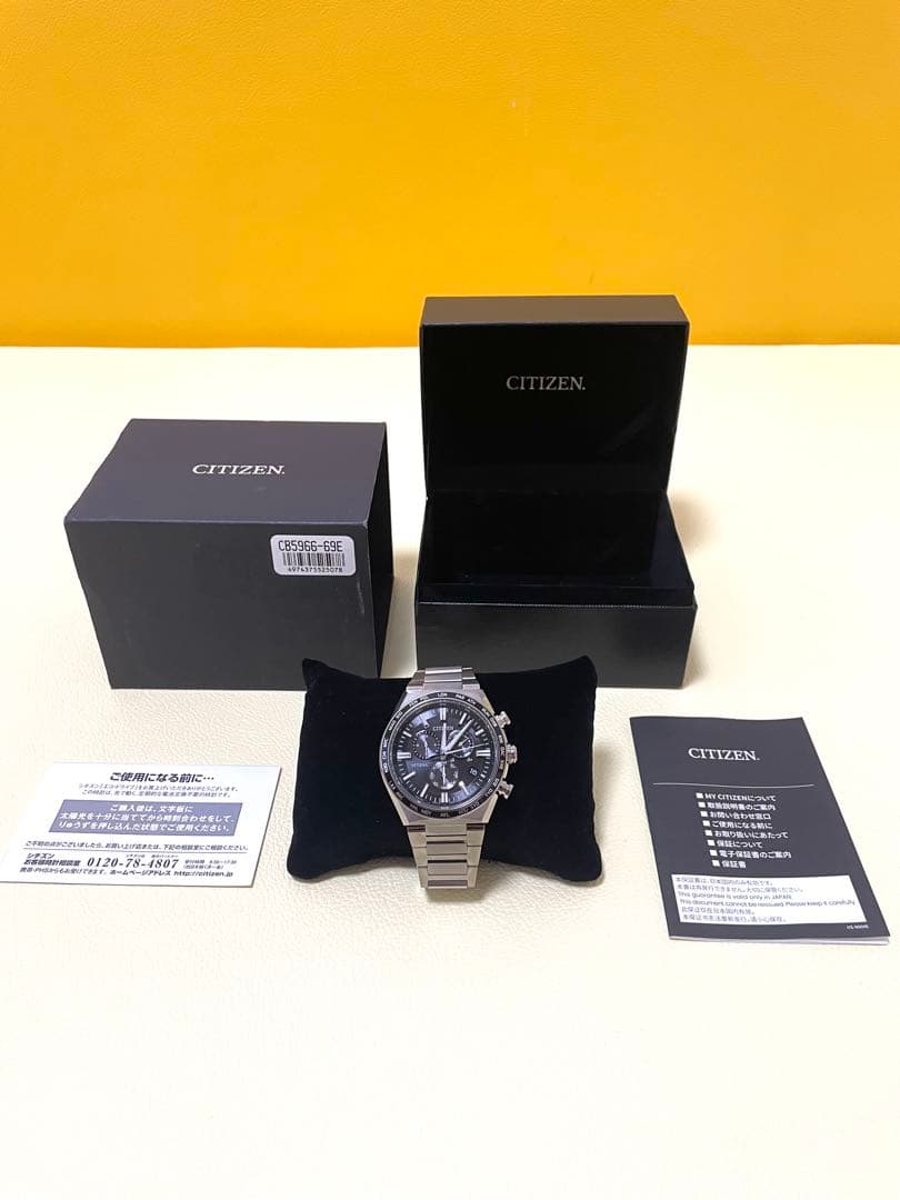 CITZEN アテッサ CB5966-69E クロノグラフ CB5966-69E: CITIZEN | シチズンウオッチ オフィシャルサイト