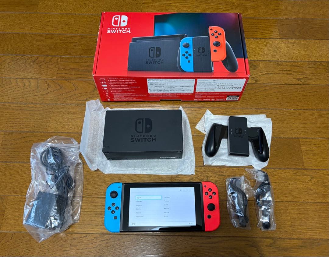 【新型箱付き】ニンテンドースイッチ　本体　付属品完備　ネオンカラー　付属品完備 Amazon.co.jp: Nintendo Switch(有機ELモデル) Joy-Con(L) ネオン
