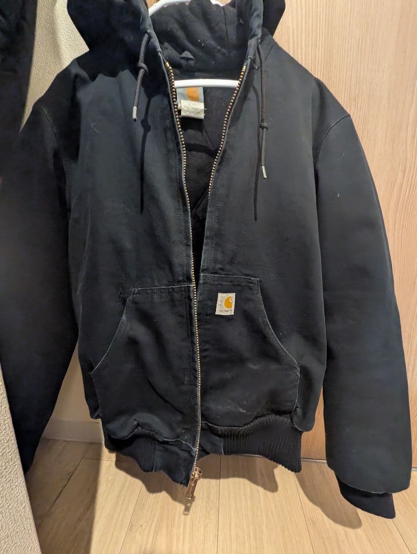 USA Carhartt アクティブジャケット ブラック Carhartt（カーハート） ジャケット アクティブジャケット メンズ 定番