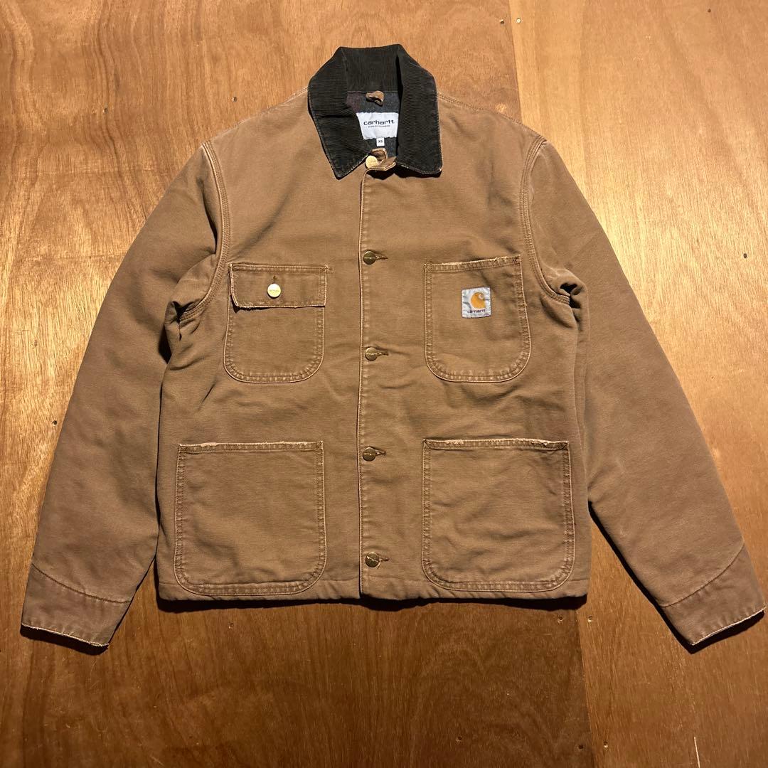 Carhartt WIP OG ミシガン チョアコート ブラウン XS 短丈 OGチョアコート