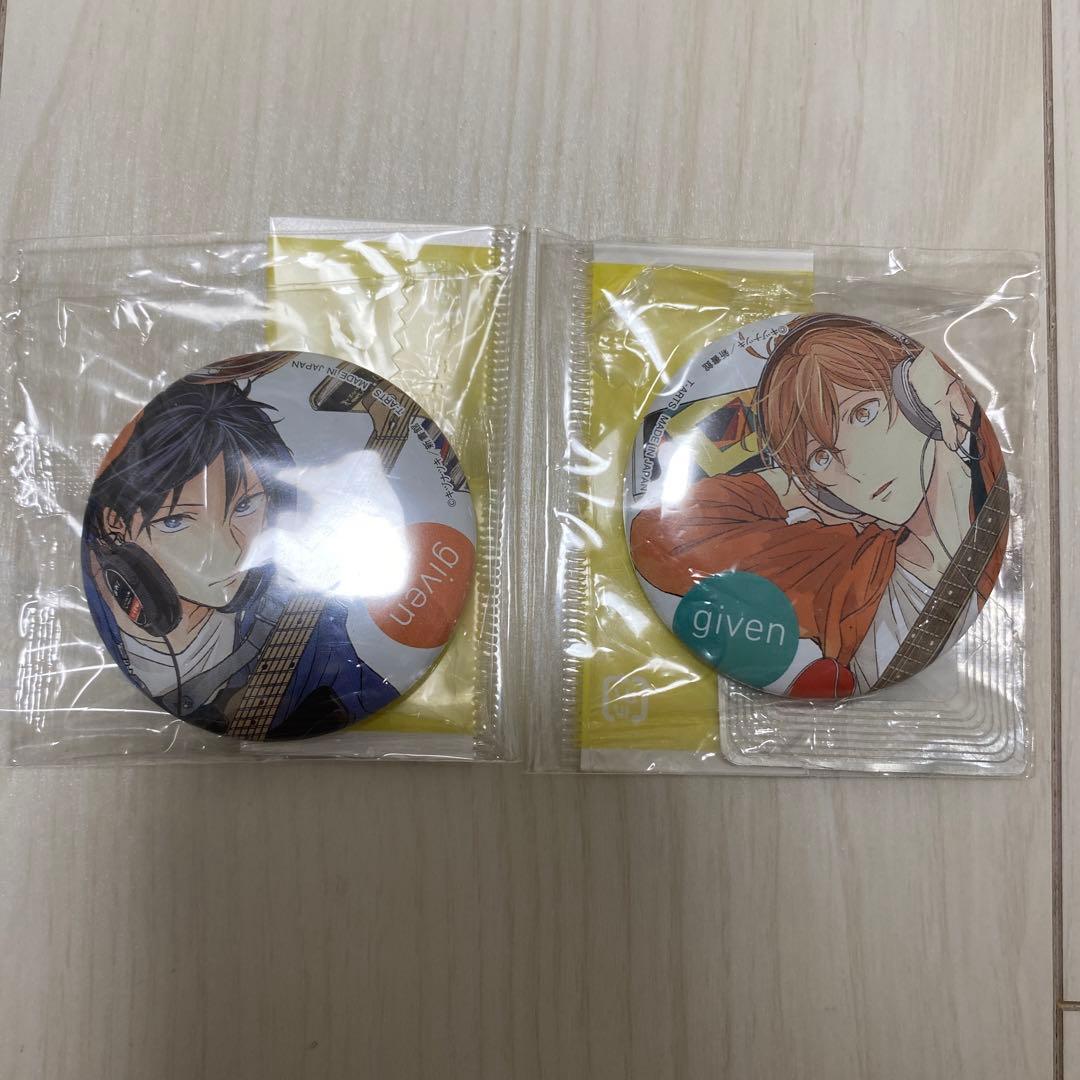 ギヴン タカラトミー 缶バッジ コレクション　立夏　真冬　2点セット 東京凱旋新商品】推しカプバッジコレクション（真冬＆立夏）／全8種