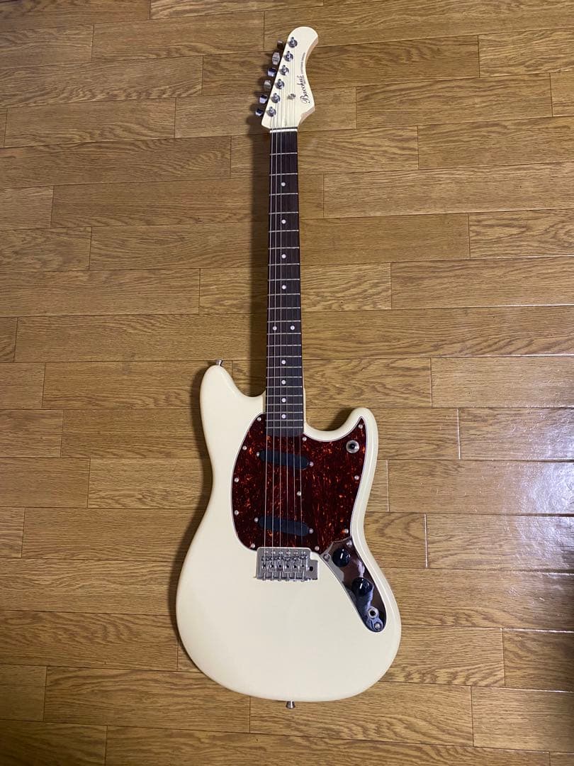 Bacchus ムスタング アイボリー BMS-1R Bacchus（バッカス） BMS-1R エレキギター ミディアムスケール