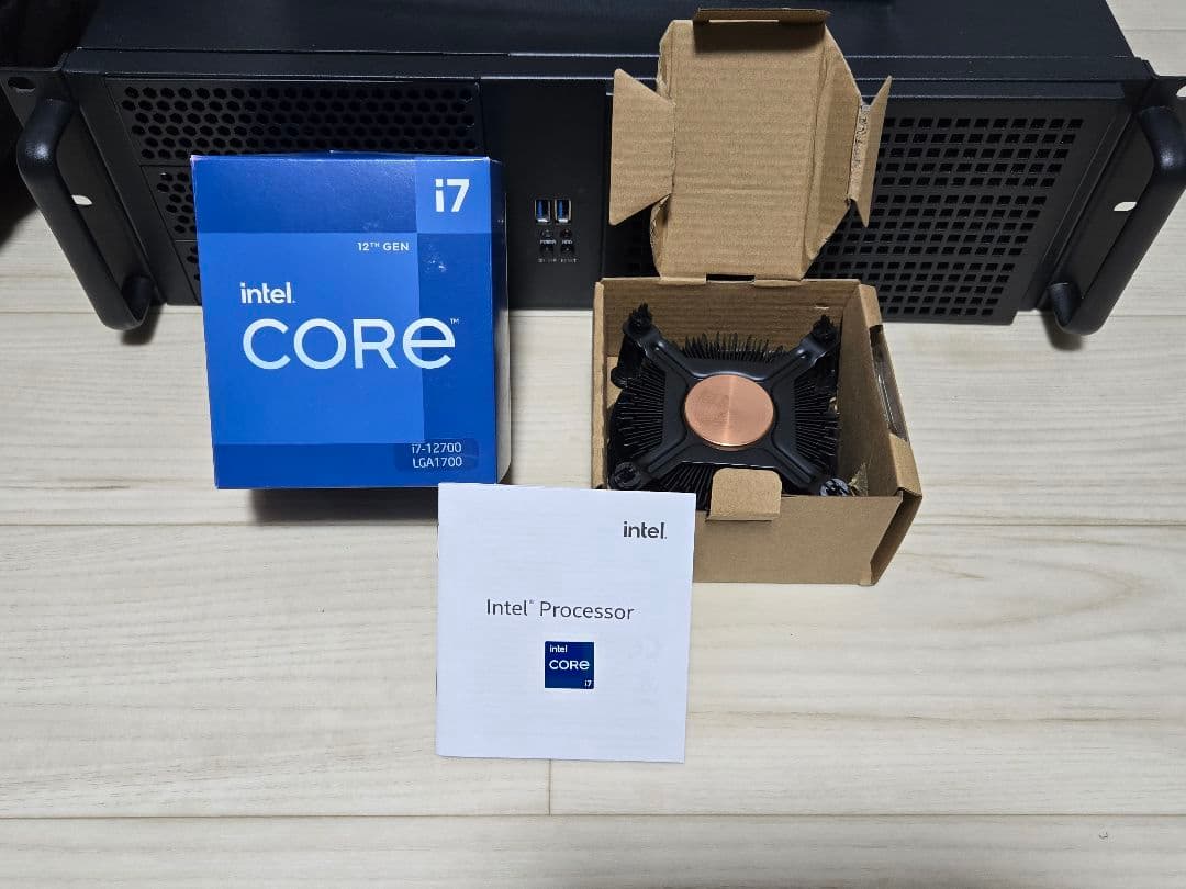 Intel 12700, 64GBメモリ, B660M PG4, 1200W電源