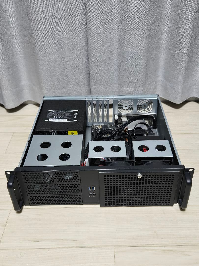 Intel 12700, 64GBメモリ, B660M PG4, 1200W電源