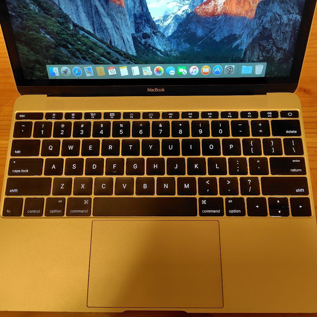 電源不調 MacBook 12インチ 2015 US配列 8GB/256GB