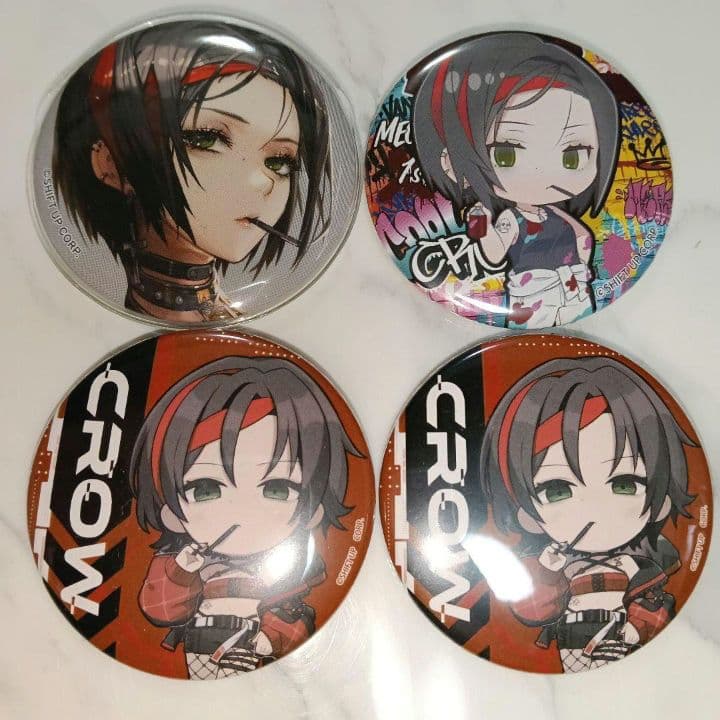 勝利の女神 NIKKE クロウ 缶バッジ セット 3 - メルカリ