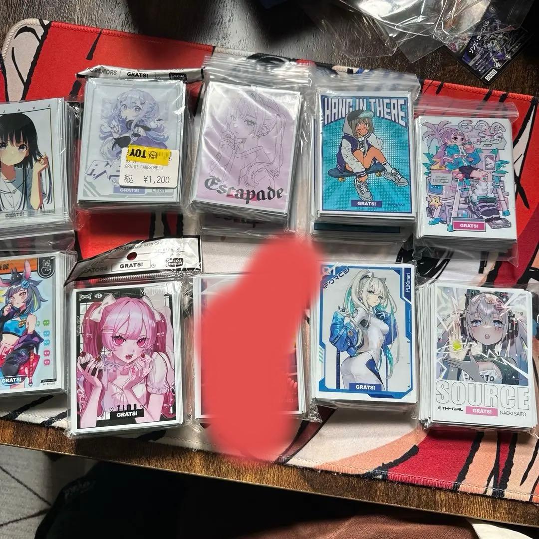 ソ*ラ様 GRATS!スリーブまとめ売り 再販のご案内】 画像のクリエイターズ4種とGRATS！スリーブ8種類を再販