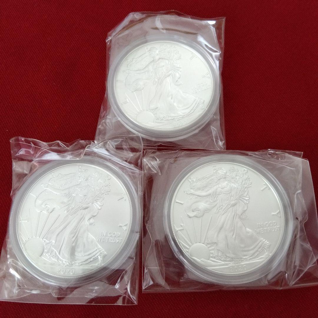 2020年 シルバー・ウォーキングリバティ 3枚セット 2020年 シルバー・ウォーキングリバティ 3枚セット 2020年 シルバー