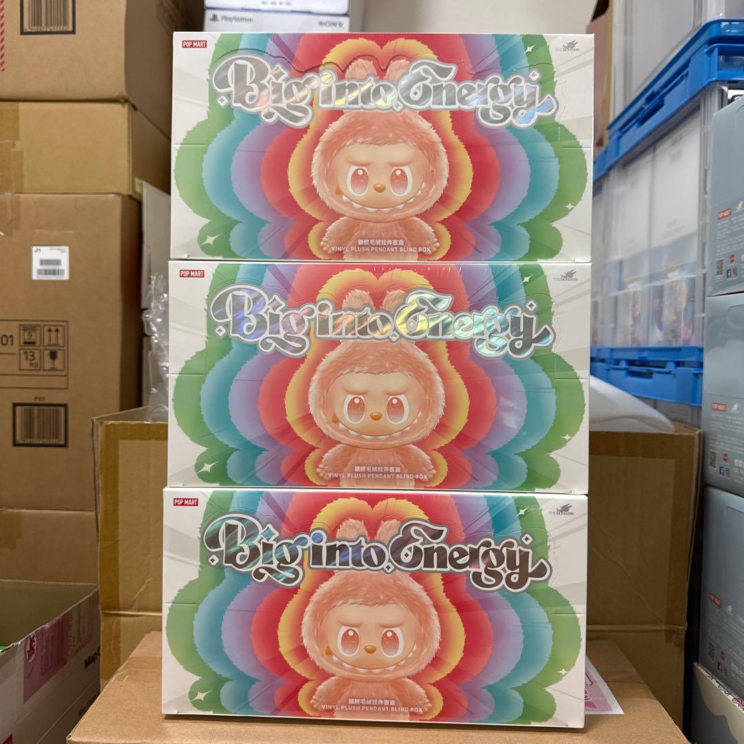 ぬいぐるみ LABUBU THE MONSTERS Big into Energy 3BOX THE MONSTERS Big into Energy Series-Vinyl Plush Pendant Blind Box