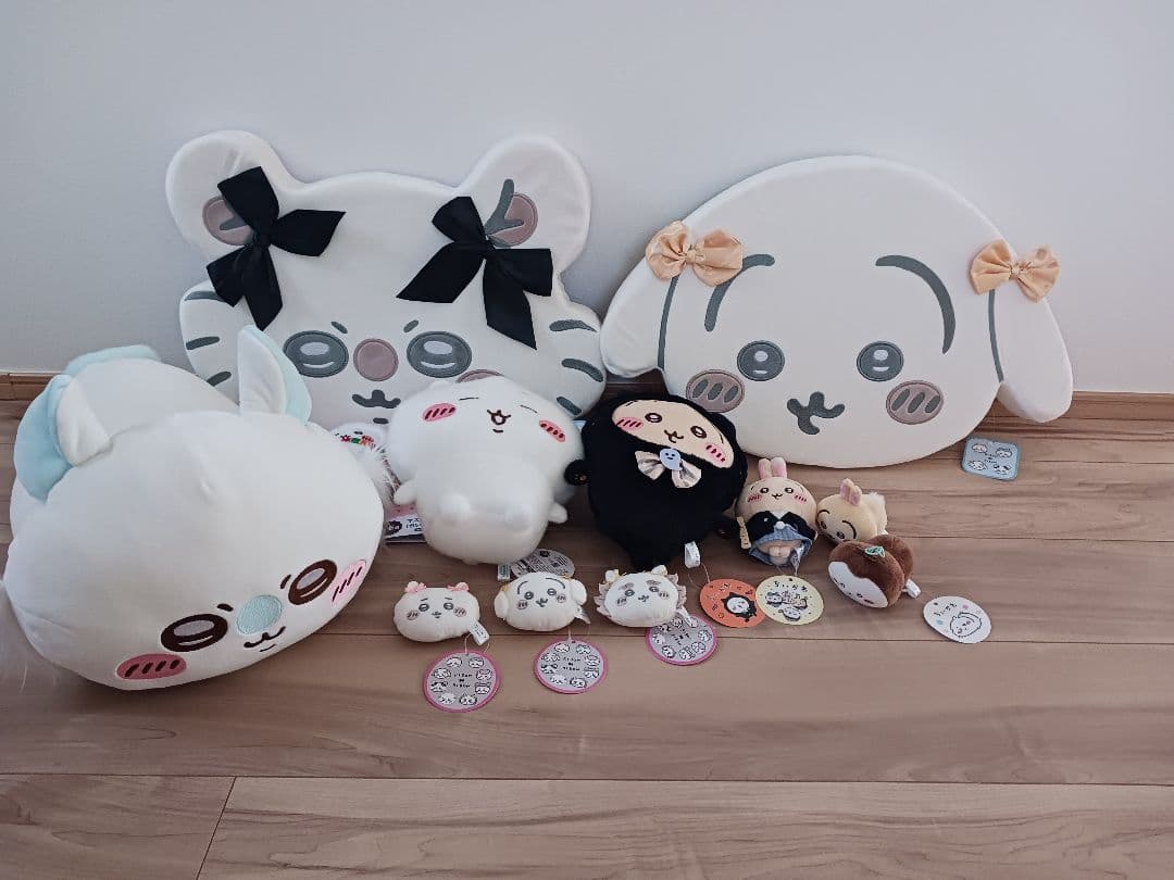 ちいかわ　低反発クッション　うさぎ　モモンガ　ぬいぐるみ　マスコット　カブちゃん 楽天市場】ちいかわ モモンガ クッションの通販