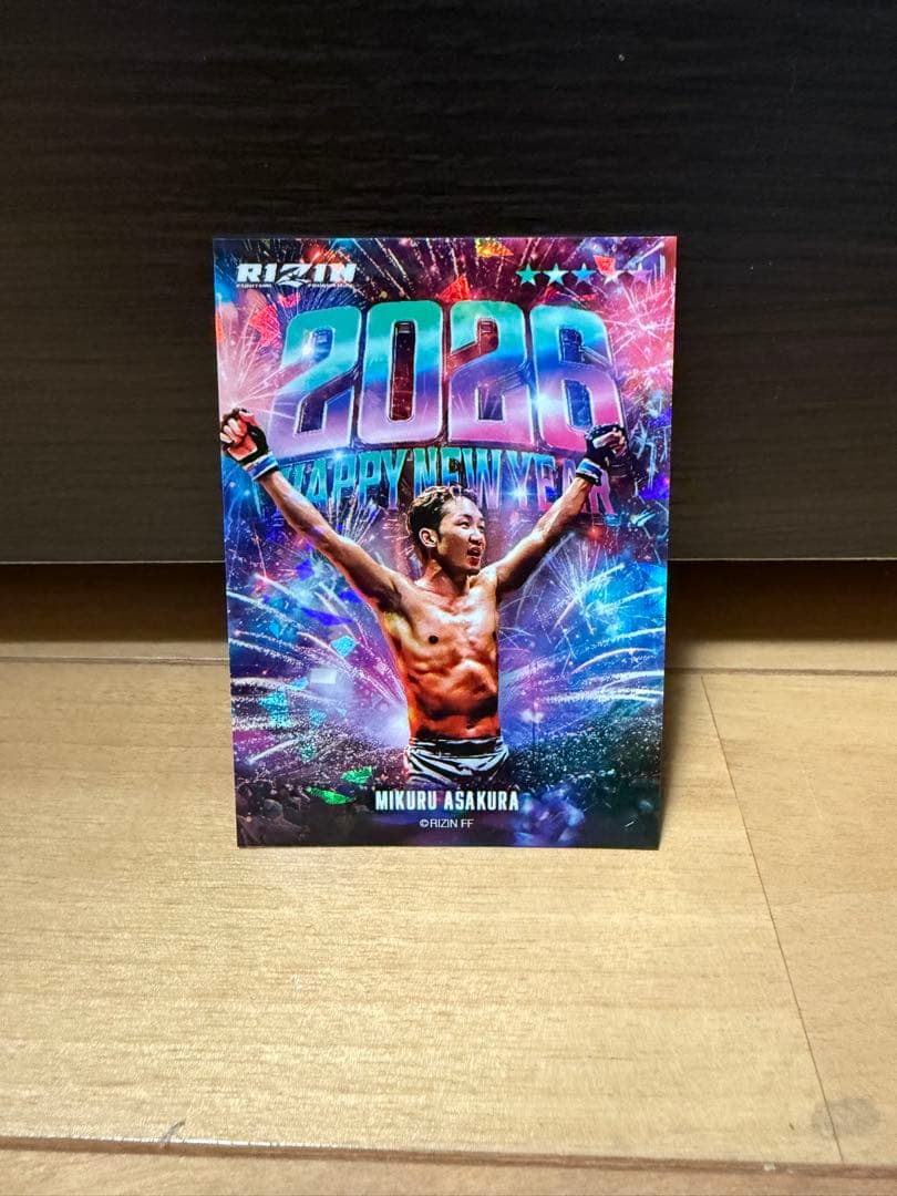 RIZIN ライコレ リアルカード 新春2026 朝倉未来 朝倉未来 RIZIN ライコレ リアルカード - メルカリ