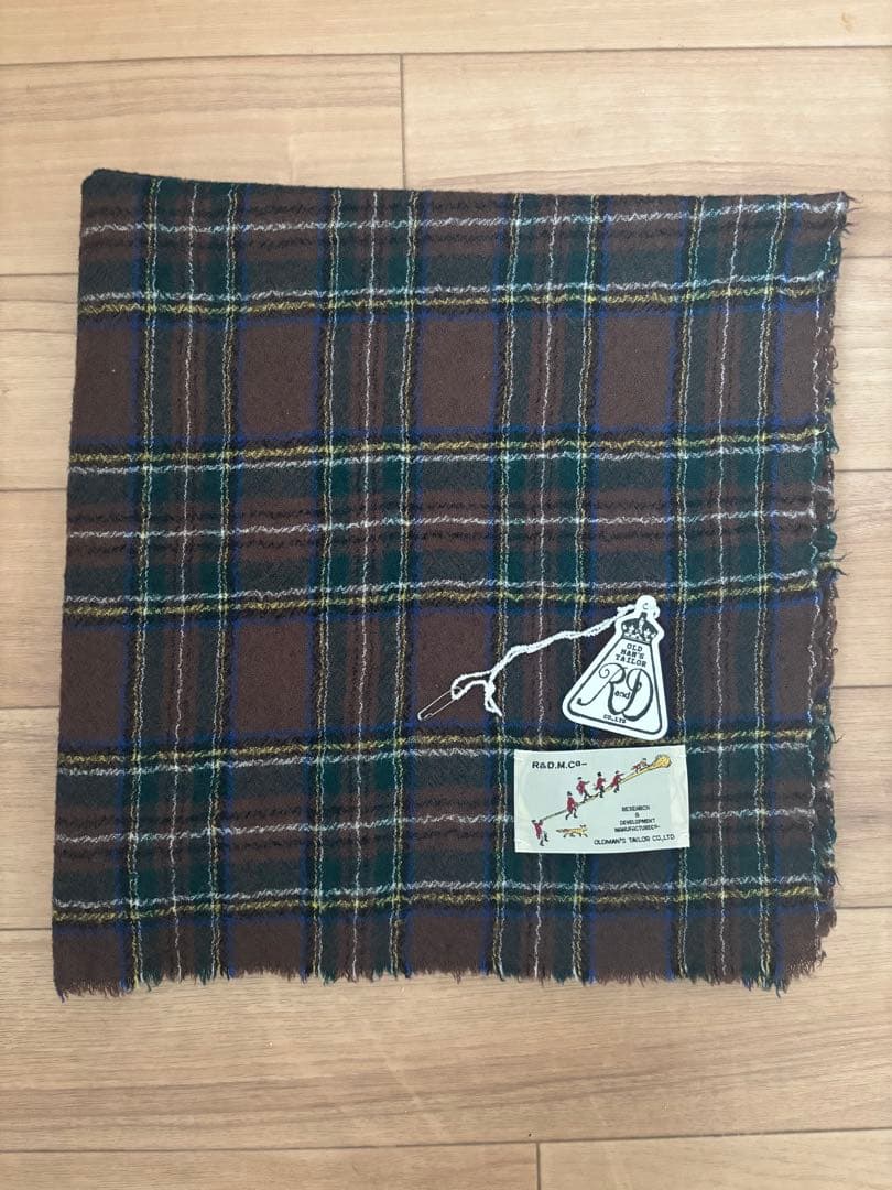 R&D.M.Co-☆WOOL TARTAN CHECK MUFFLER R&D.M.Co- wool muffler/TARTAN CHECK | zakkayaline