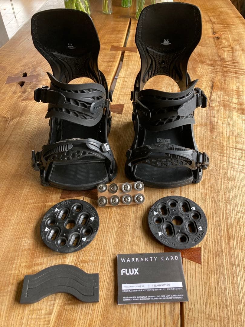 FLUX CV M 24-25 美品 FLUX フラックス CV スノーボード バインディング ビンディング ユニ