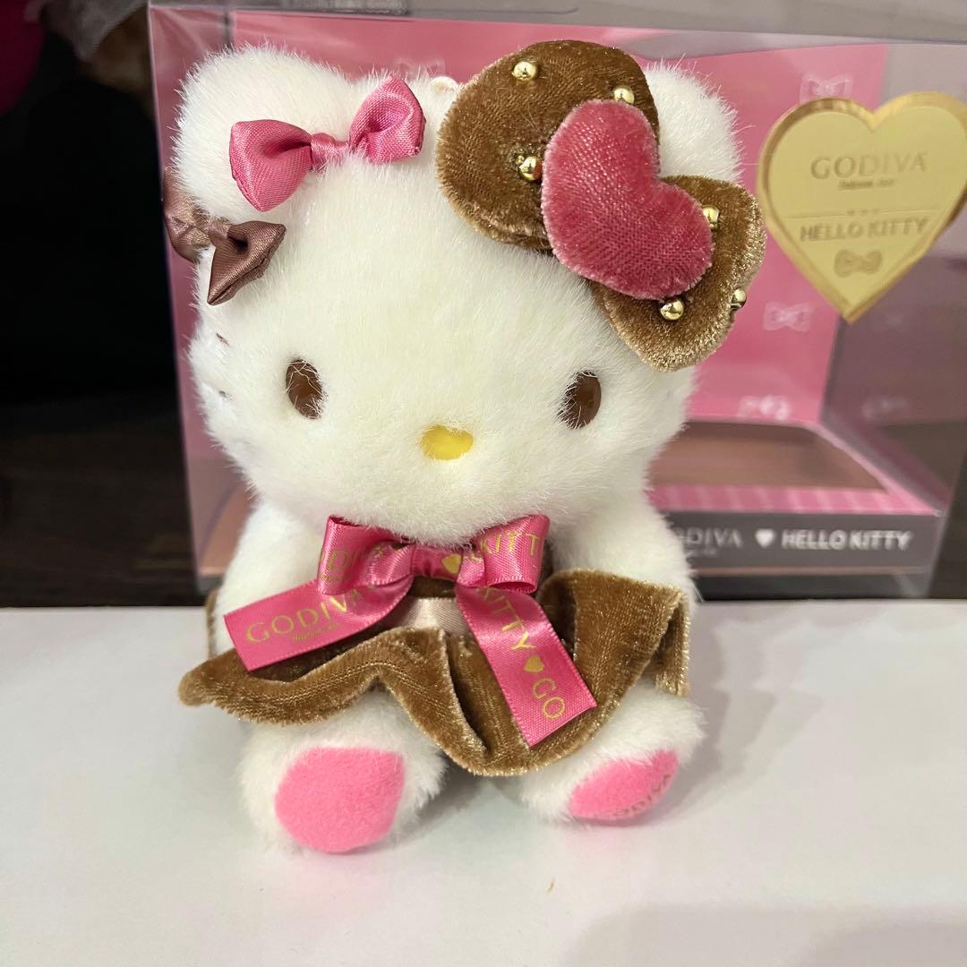 ハローキティ GODIVA ゴディバ ぬいぐるみマスコット 2024 ゴディバ（GODIVA） ハローキティ ゴディバ＆ぬいぐるみ チョコレート