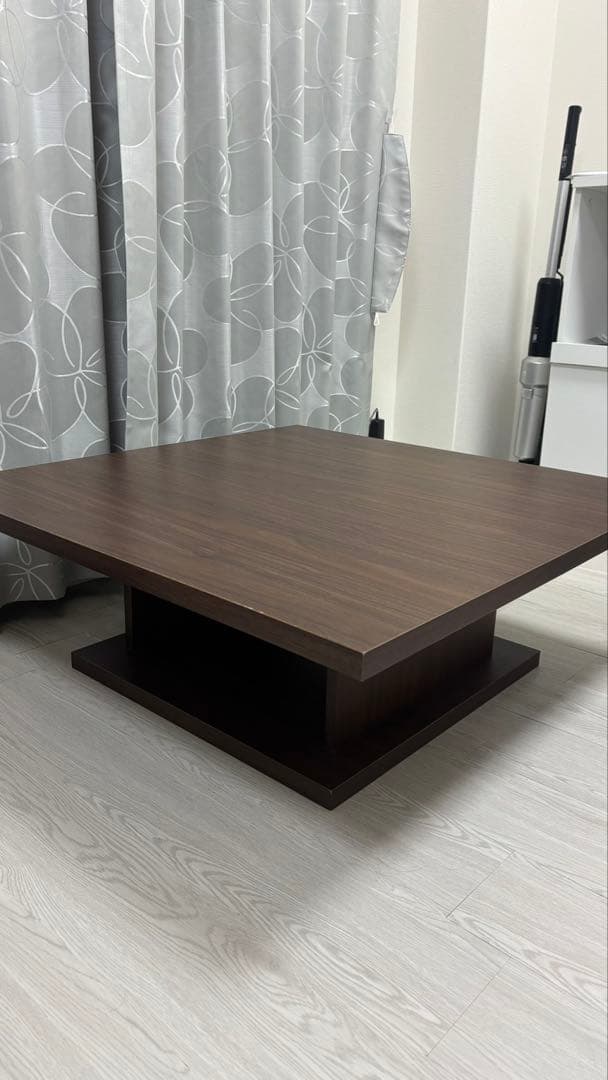 ✨LOWYA ローテーブル✨ 幅160] ダイニングテーブル 単品 異素材MIX 天然木 スチール脚