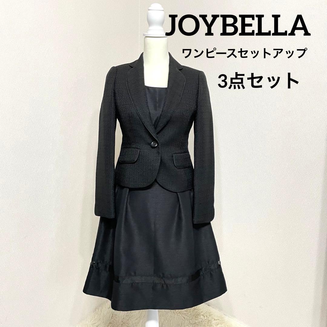 ♡極美品♡ JOYBELLA ♡3点セット♡　ワンピース　スーツ　フォーマル フロリア Flolia バイカラーラインノーカラージャケット フレア