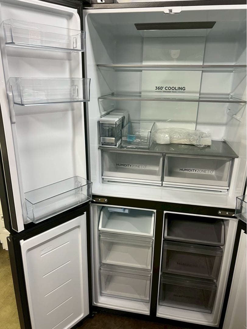 【美品】Haier 4ドア冷蔵庫 JR-GX47A 2024年製470L 観音開