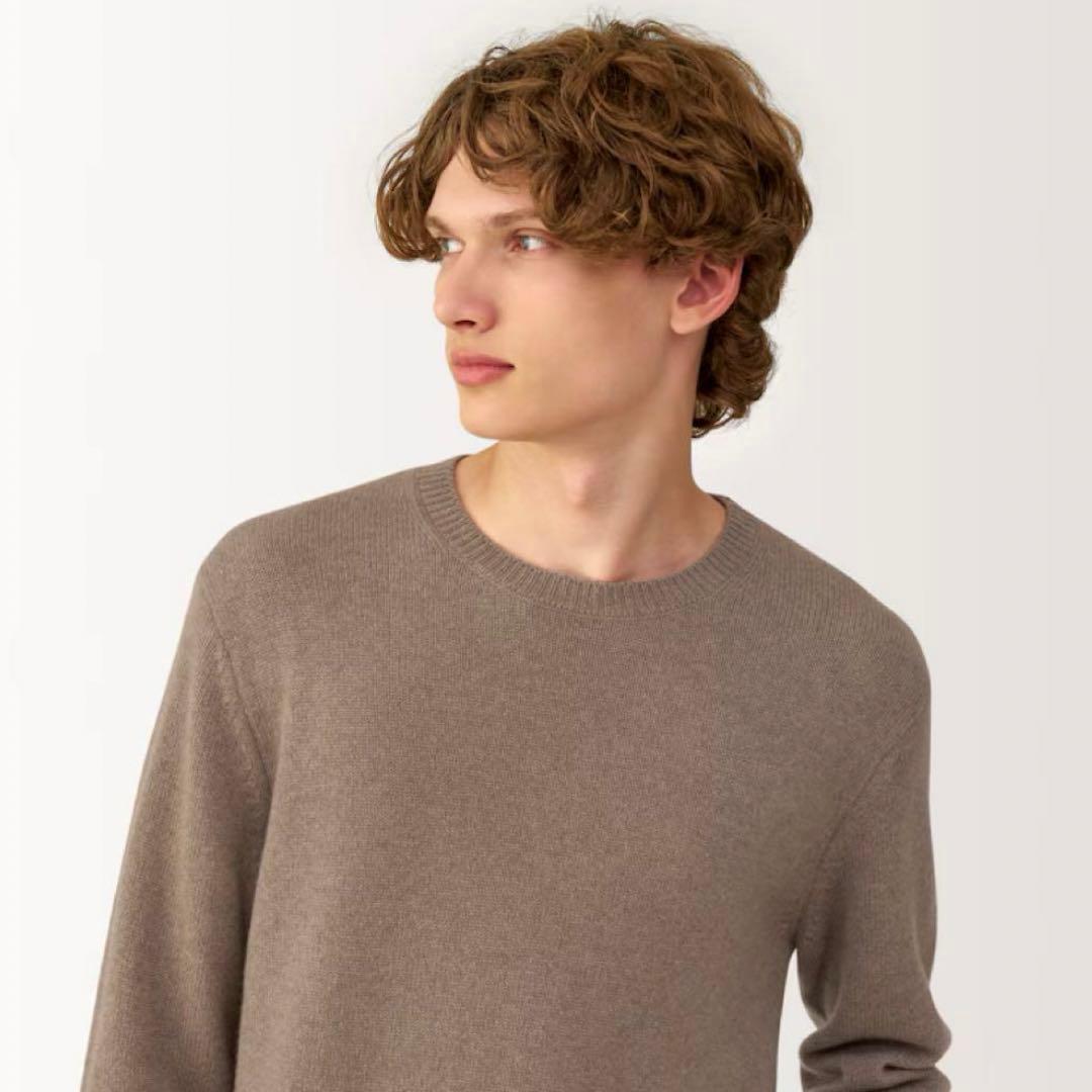 未使用】MUJI LABO クルーネックセーター カシミヤ100% - メルカリ